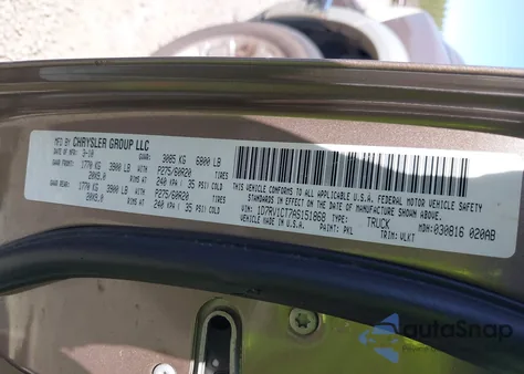 2010 Dodge Ram 1500 Laramie from USA, damaged, VIN 1D7RV1CT7AS151868